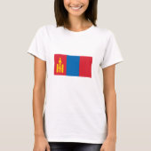 T-shirt Drapeau de Mongolie (Devant)