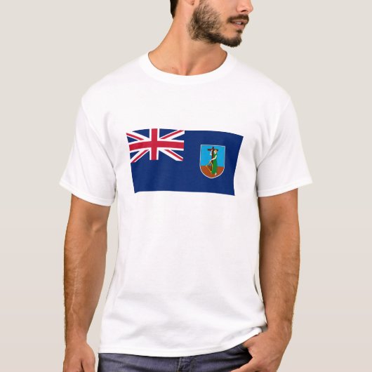 T-shirt Drapeau de Montserrat (Devant)