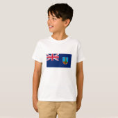 T-shirt Drapeau de Montserrat (Devant entier)