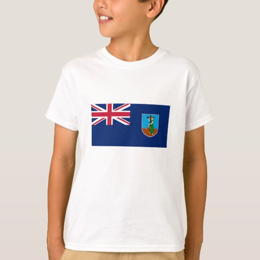 T-shirt Drapeau de Montserrat (Devant)
