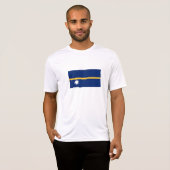 T-shirt Drapeau de Nauru (Devant entier)