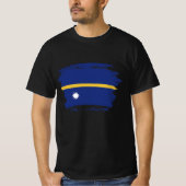T-shirt Drapeau de Nauru (Devant)
