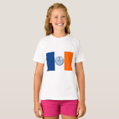 T-shirt Drapeau de New York (Devant entier)