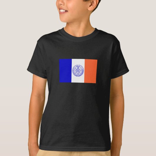 T-shirt Drapeau de New York City (Devant)