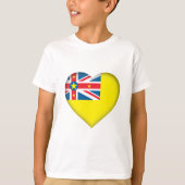 T-shirt Drapeau de Niué (Devant)