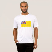 T-shirt Drapeau de Niue (Devant entier)