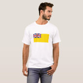 T-shirt Drapeau de Niue (Devant entier)