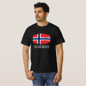 T-shirt Drapeau de Norvège (Devant entier)