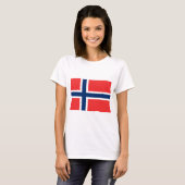 T-shirt Drapeau de Norway (Devant entier)