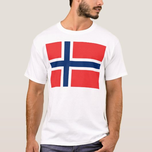 T-shirt Drapeau de Norway (Devant)