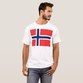 T-shirt Drapeau de Norway (Devant entier)