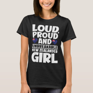 T-shirt Drapeau de Nouvelle-Zélande Fiers Néo-Zélandais Ho