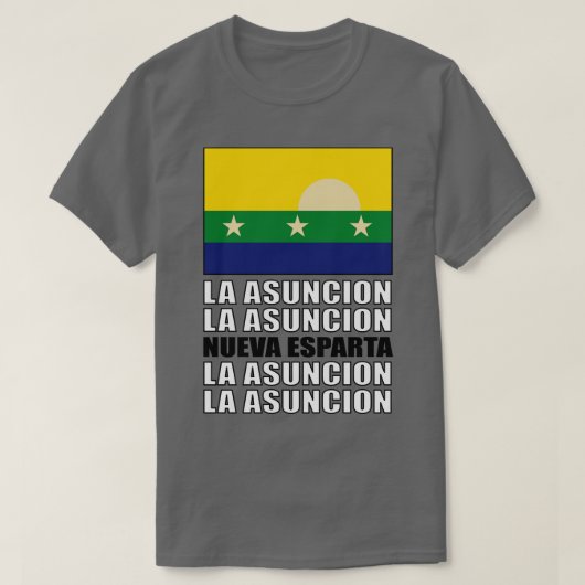 T-shirt Drapeau de Nueva Esparta (Design devant)