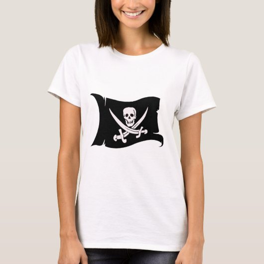 T-shirt Drapeau de ondulation #10 Jack Rackham (Devant)