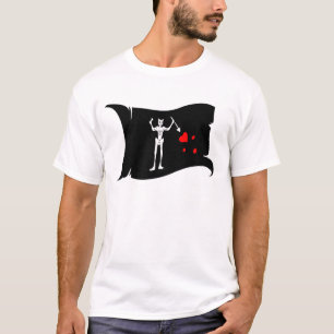 T-shirt Drapeau de ondulation #1 Blackbeard