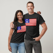 T-shirt drapeau de paix (Unisexe)