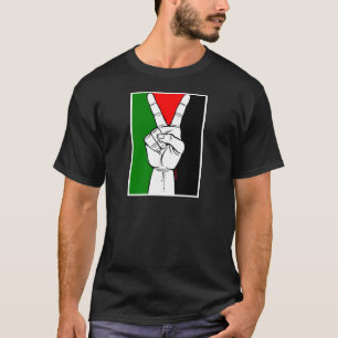 T-shirt Drapeau de paix de la Palestine