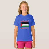 T-shirt Drapeau de Palestine (lcdp) drapeau de la Palestin (Devant entier)