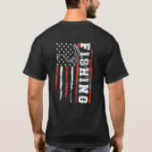 T-shirt Drapeau de pêche cool papaye (Dos)