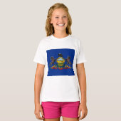 T-shirt Drapeau de Pennsylvanie (Devant entier)