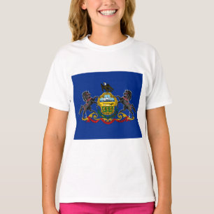 T-shirt Drapeau de Pennsylvanie