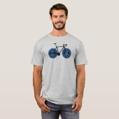 T-shirt Drapeau de Pennsylvanie à vélo (Devant entier)