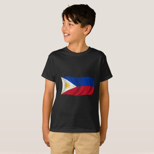 T-shirt Drapeau de Philippines (Devant entier)