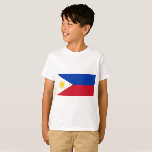 T-shirt Drapeau de Philippines (Devant entier)