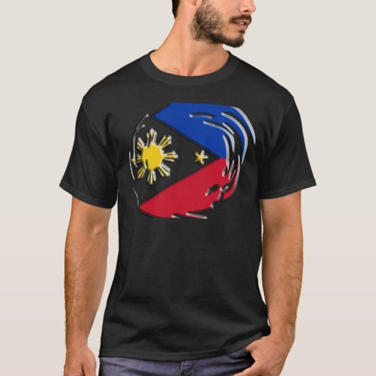 T-shirt Drapeau de Philippines (Devant)