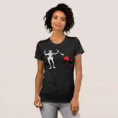 T-shirt Drapeau de pirate de Blackbeard (Devant entier)