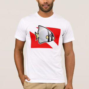 T-shirt Drapeau de plongée Batfish