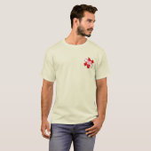 T-shirt Drapeau de plongée de secours Cross Dive Style 1 (Devant entier)