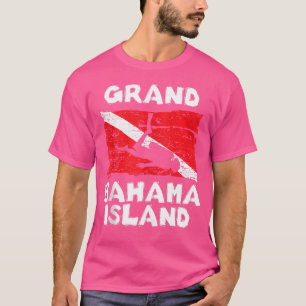 T-shirt Drapeau De Plongée Grand Bahama Pour Les Plongeurs