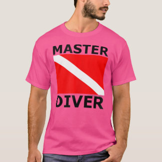 T-shirt Drapeau de plongée Master Diver