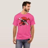 T-shirt Drapeau de plongée Pirate Perdu (Devant entier)