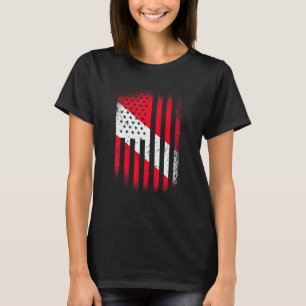 T-shirt Drapeau de plongeur incroyable Drapeau américain P