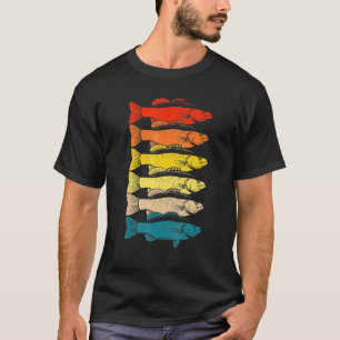 T-shirt Drapeau de poisson coloré Poisson Animal Nature