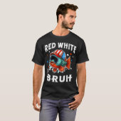 T-shirt drapeau de poisson coq (Devant entier)