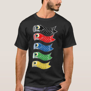 T-shirt Drapeau de poisson Koinobori de famille