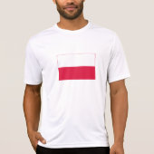 T-shirt Drapeau de Pologne (Devant)