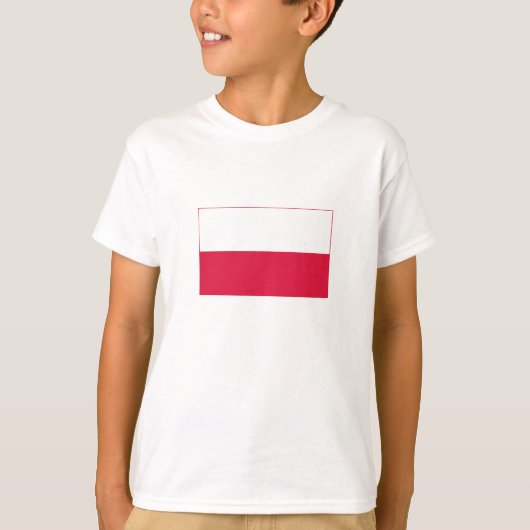 T-shirt Drapeau de Pologne (Devant)