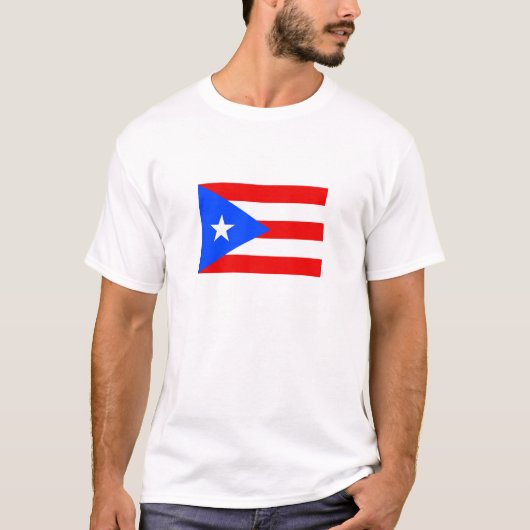 T-shirt Drapeau de Porto Rico (Devant)