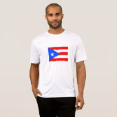 T-shirt Drapeau de Porto Rico (Devant entier)
