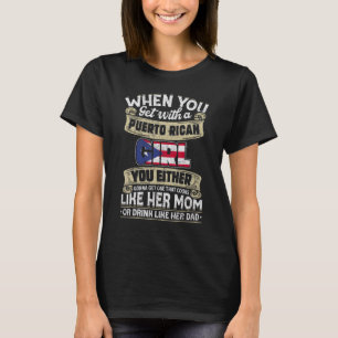 T-shirt Drapeau de Porto Rico Fiers Portoricains Hommes &