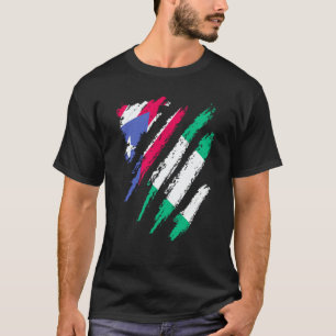 T-shirt Drapeau de Porto Rico Nigéria Patriot Country Str