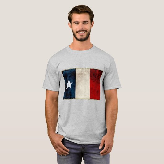 T-SHIRT "DRAPEAU DE PREMIÈRE ÉTOILE UNIQUE" (Devant entier)
