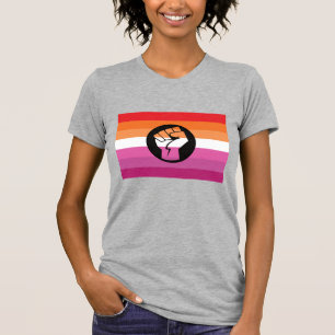 T-shirt Drapeau de protestation lesbienne