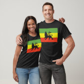T-shirt Drapeau de Rastafarian (Unisexe)