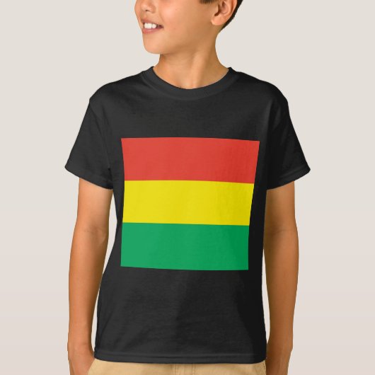 T-shirt Drapeau de reggae (Devant)
