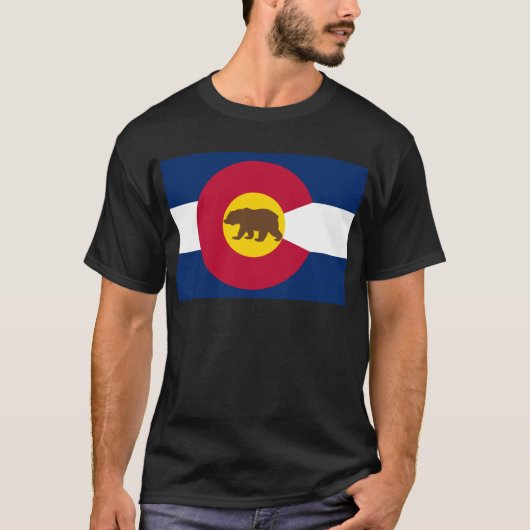 T-shirt Drapeau de République de Calirado (Devant)